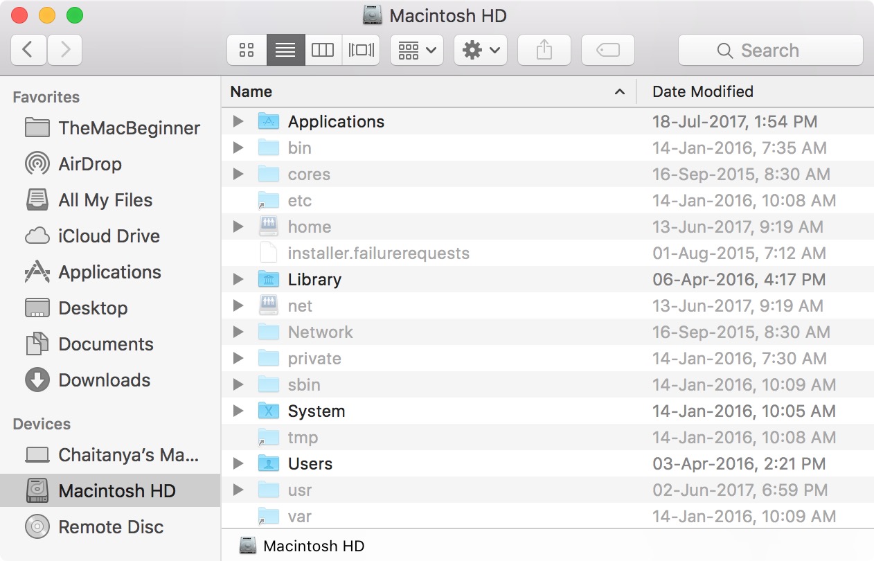 Move home folder mac